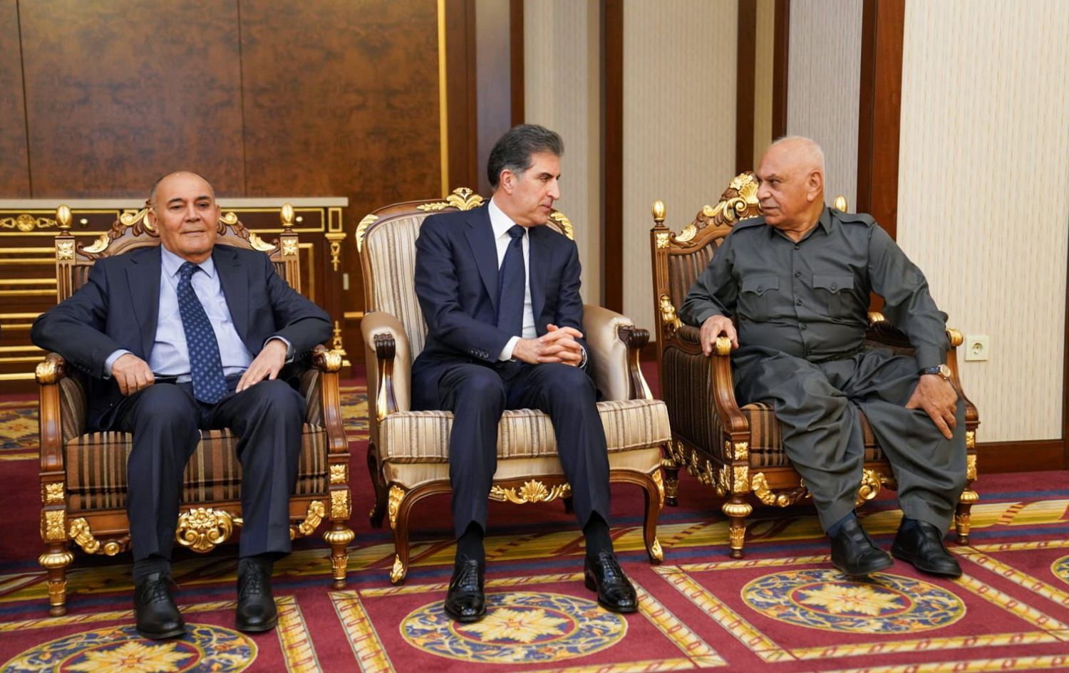 سەرۆکی هەرێمی کوردستان بەشداری لە پرسەی برای جەعفەر شێخ مستەفا دا دەکات