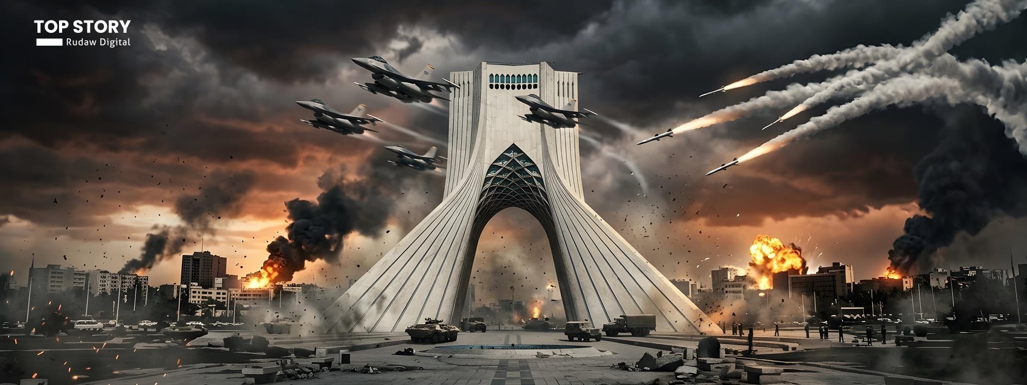 هێرشەکانی ئەمریکا و ئیسرائیل ئەمڕۆ لە هەموو رۆژەکان کەمتربوون