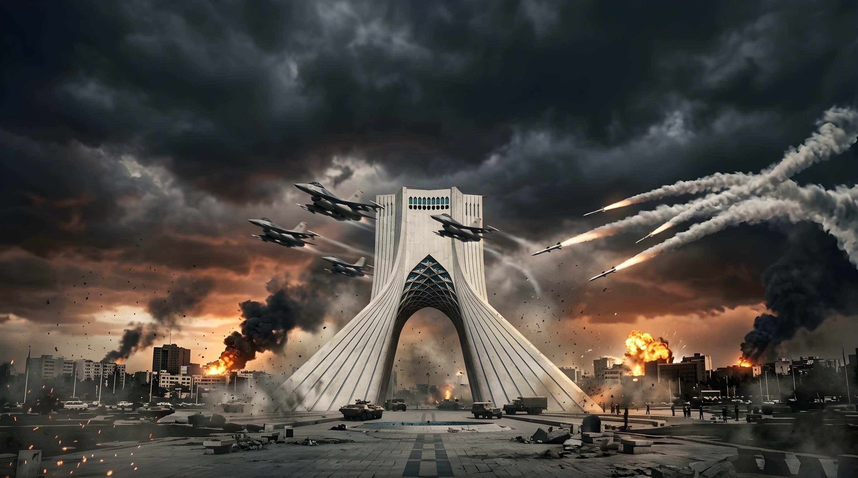 مەیدانی ئازادی. وێنەکە بە ژیریی دەستکرد دروستکراوە