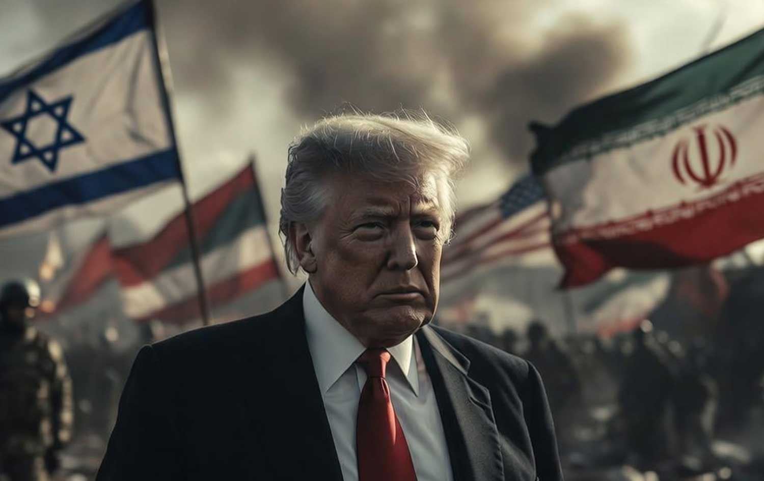 وێنەیەکی دۆناڵد ترەمپ کە بە ژیریی دەستکرد دروست کراوە