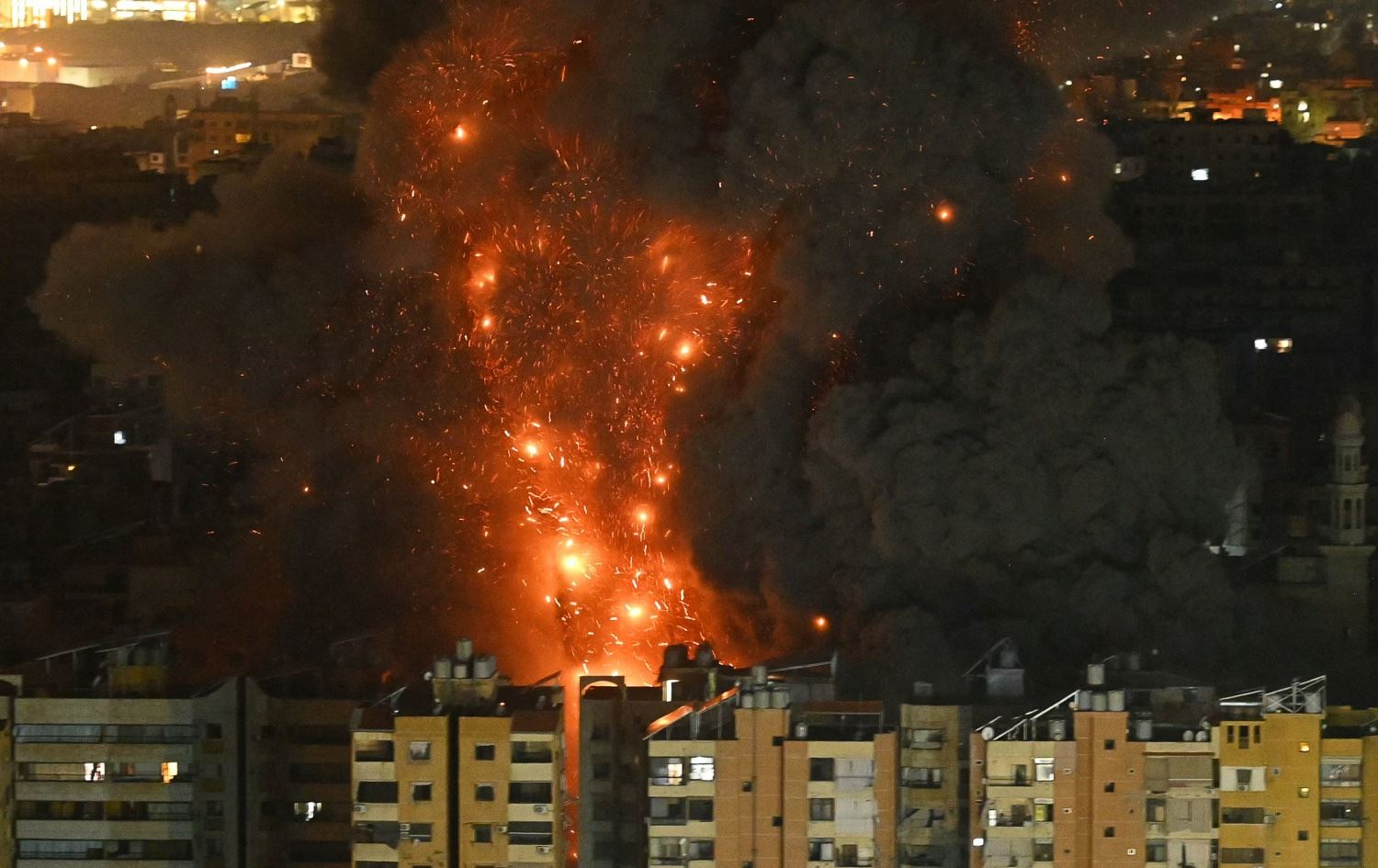 Îsraîlê êrişî Beyrûtê kir / Wêne: AFP