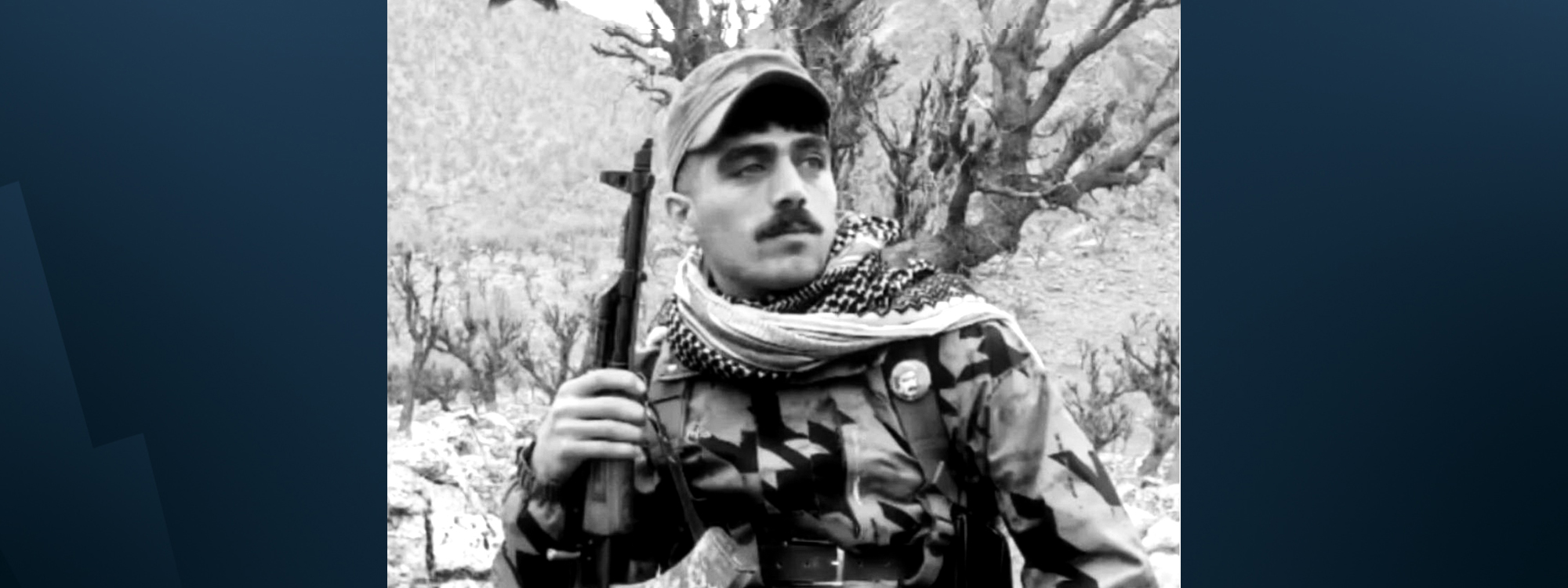 Omid Veysi, a Komala Peshmerga, was killed in an Iranian drone attack in Sulaimani on March 11, 2026. Photo: submitted 