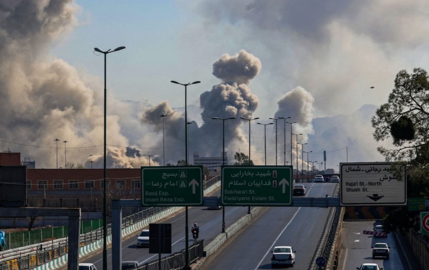 بۆردومانێکی شاری شیراز لەلایەن سوپای ئەمریکا و ئیسرائیل
