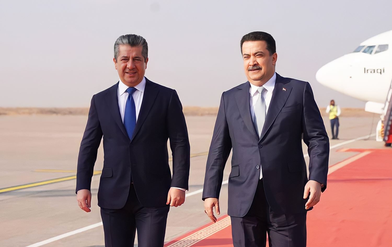 مەسرور بارزانی و محەممەد شیاع سوودانی