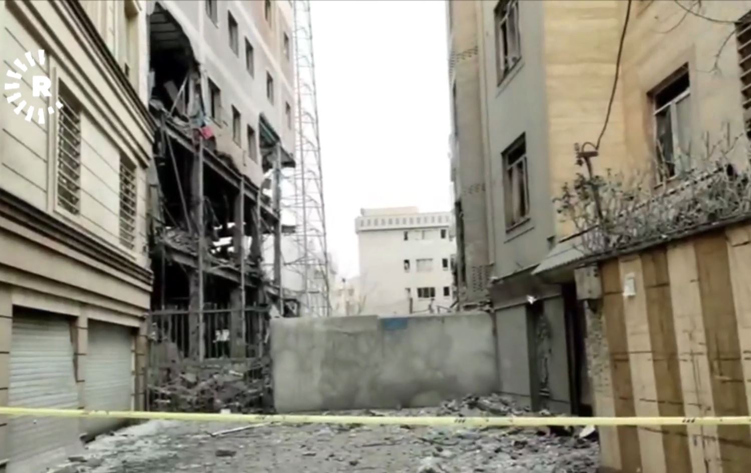 گەڕەکێکی تاران دوای بۆردوومان