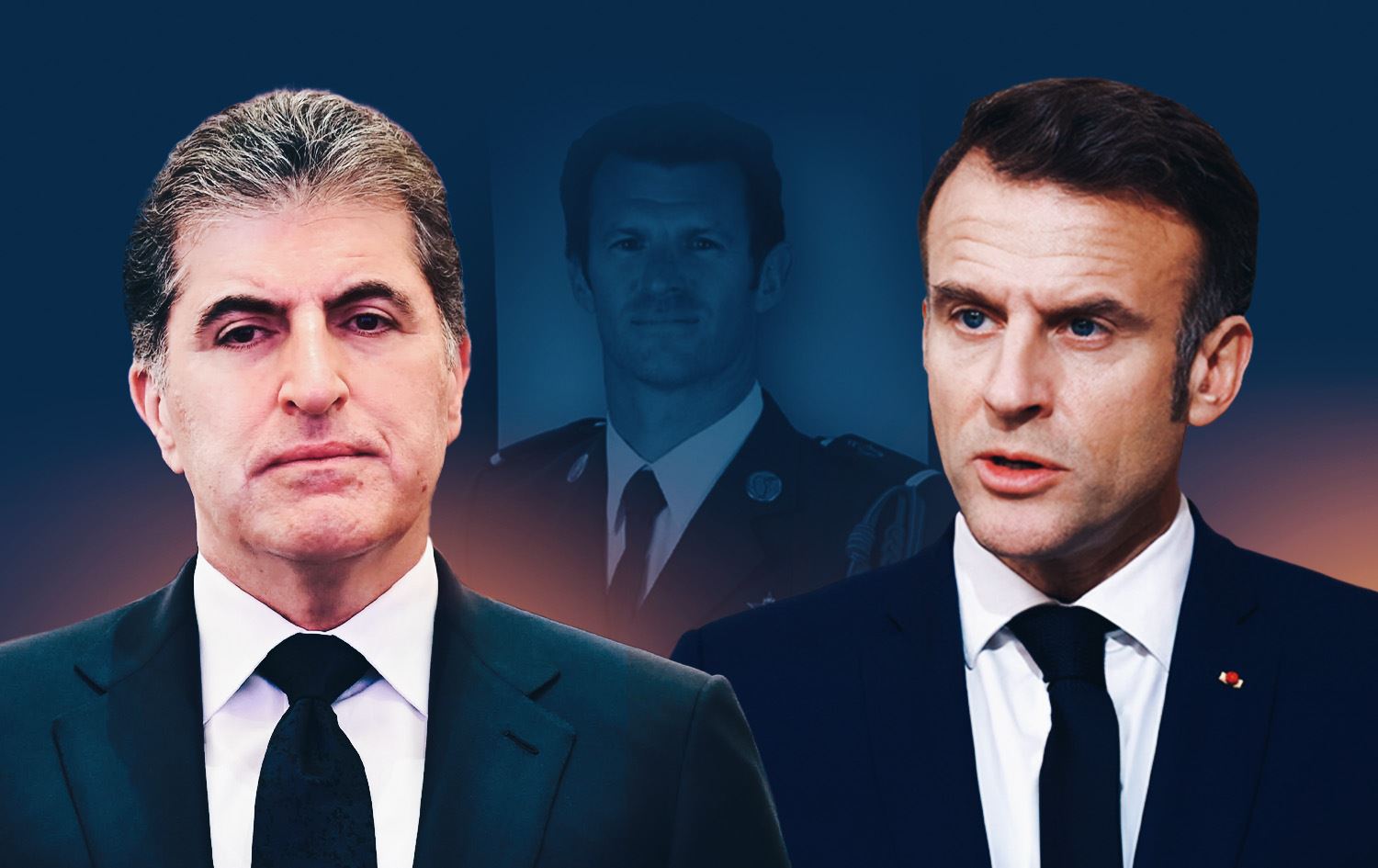 إيمانويل ماكرون - نيجيرفان بارزاني 