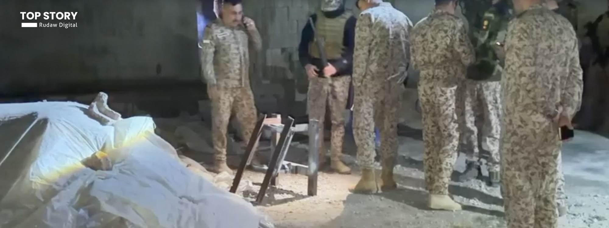 مراسل رووداو: منصات إطلاق الصواريخ على قاعدة K1 في كركوك محلية الصنع