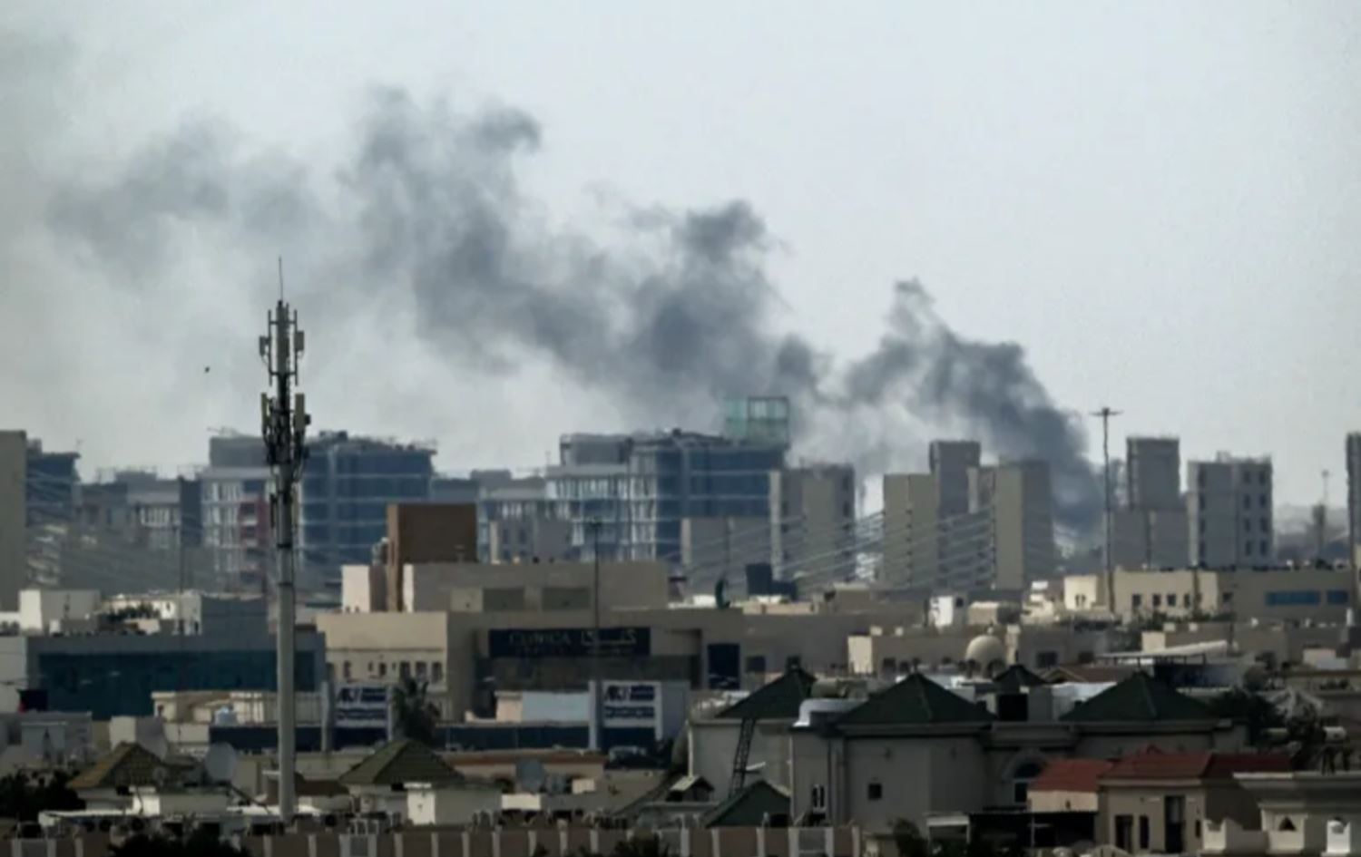 بۆردوومانێکی ئێران بۆسەر دەوحەی پایتەختی قەتەر. وێنە: AFP