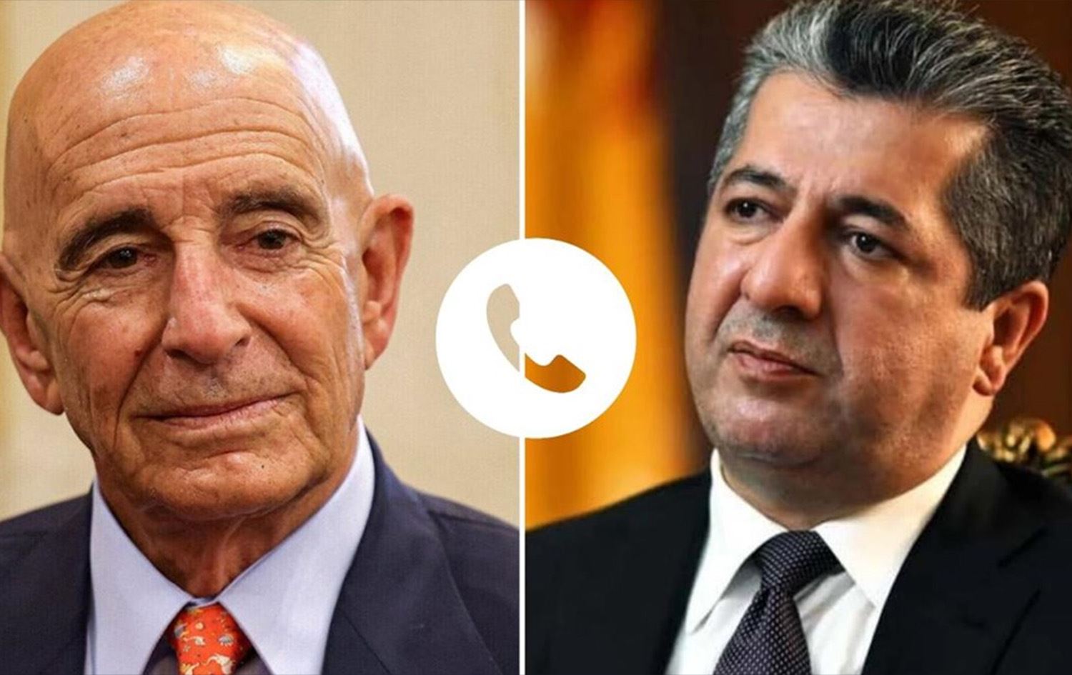 مسرور بارزاني وتوم باراك 