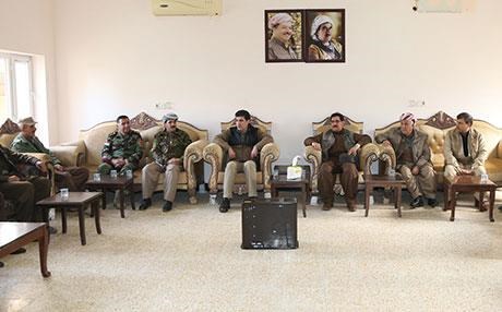 Serokwezîr Barzanî serdana li eniya şer bi hêzên Pêşmege re civiya