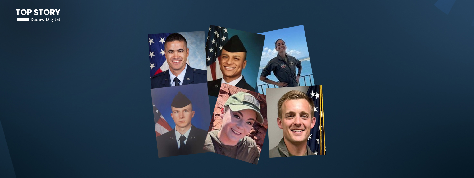ناسنامەی ئەو 6 سەربازە ئەمریکییەی ئاشکرا کرا کە لە عێراق کوژران