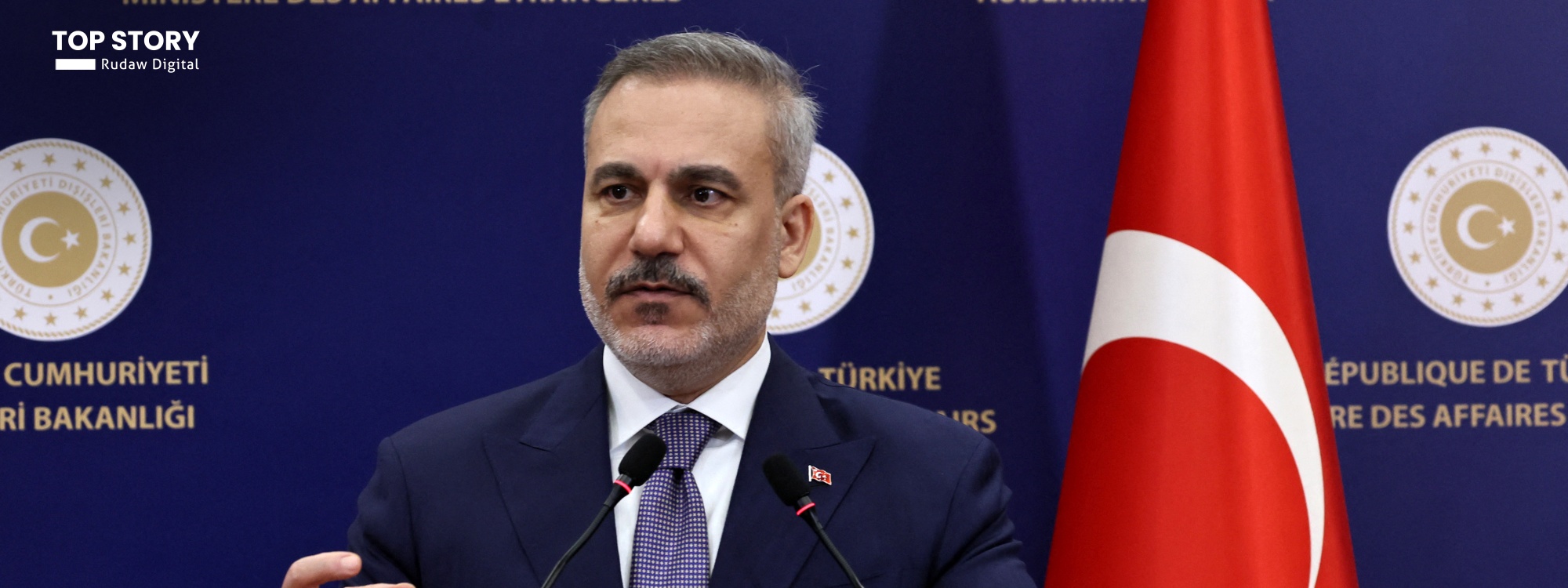 هاکان فیدان دەڵێت هیچ دەستپێشخەرییەکی جیدی بۆ دەستپێکردنەوەی دانوستاندنی نێوان تاران و واشنتن نییە