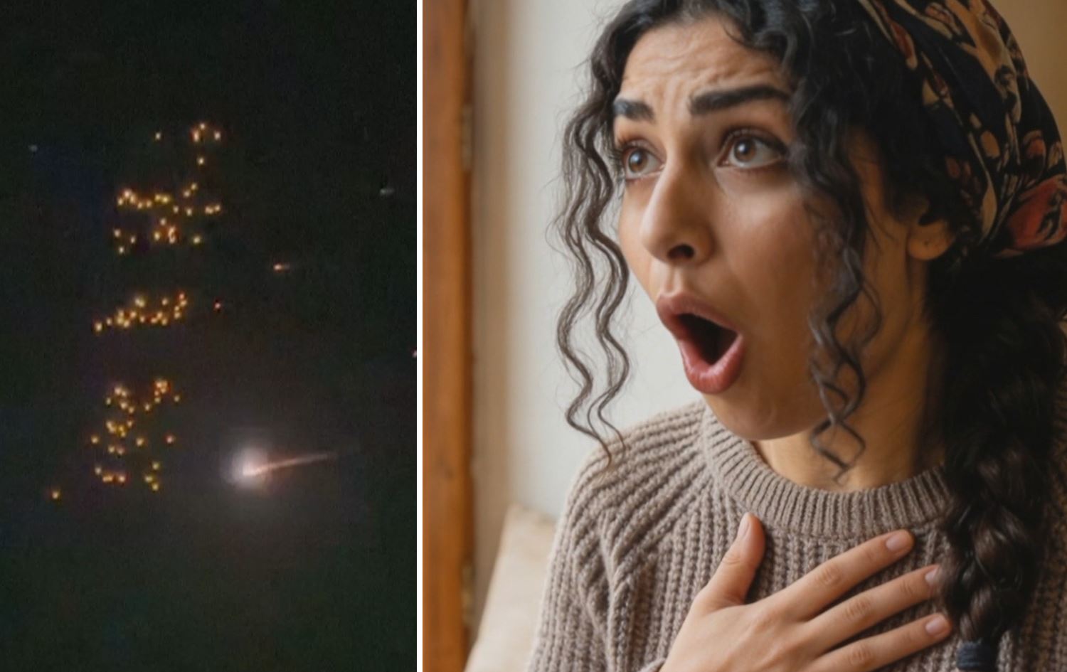 کچێک دەترسێت و دڵەڕاوکێی هەیە (AI) - ژمارەیەک مووشەک بە ئاسمانەوە.