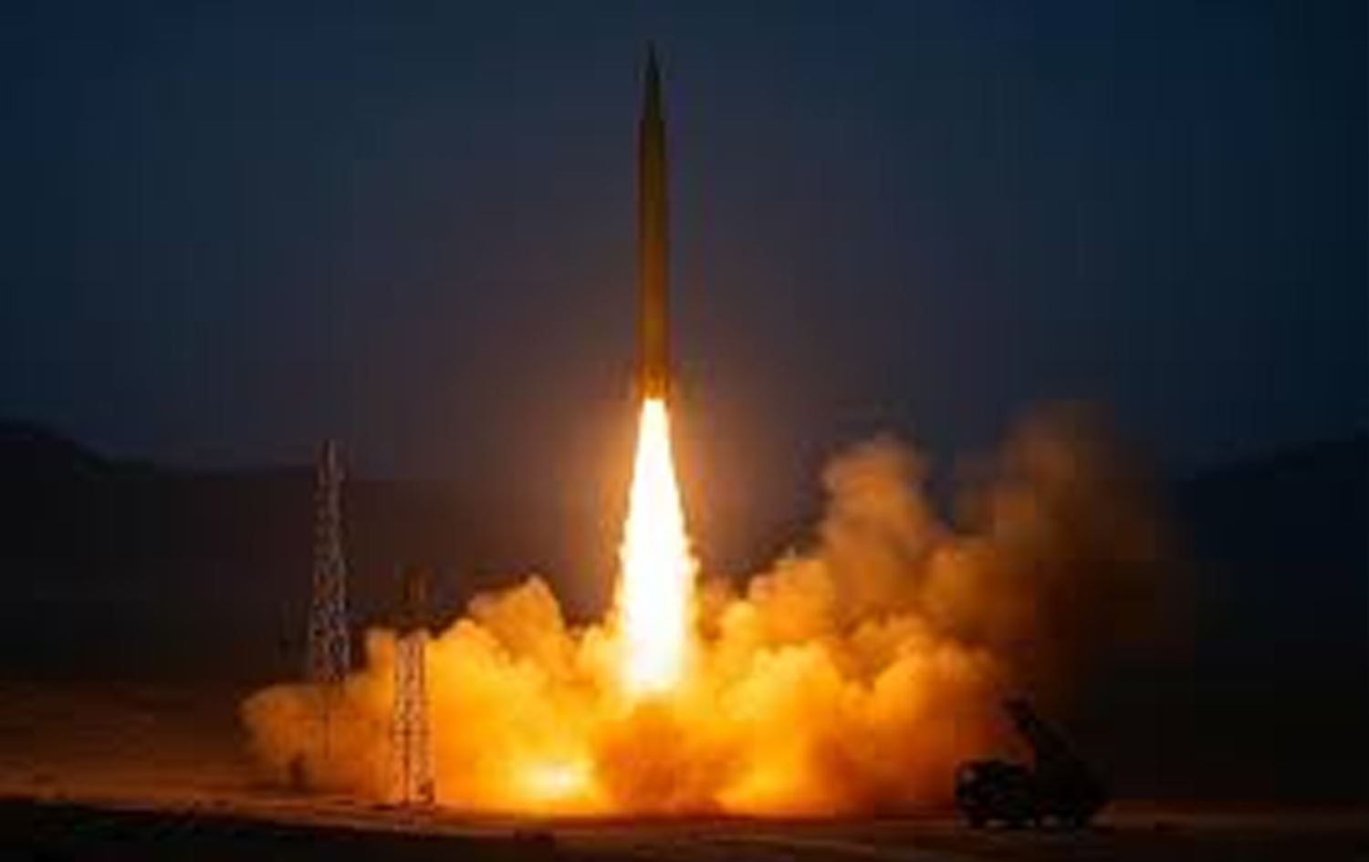 ساتی هەڵدانی مووشەکێک لەلایەن ئێرانەوە