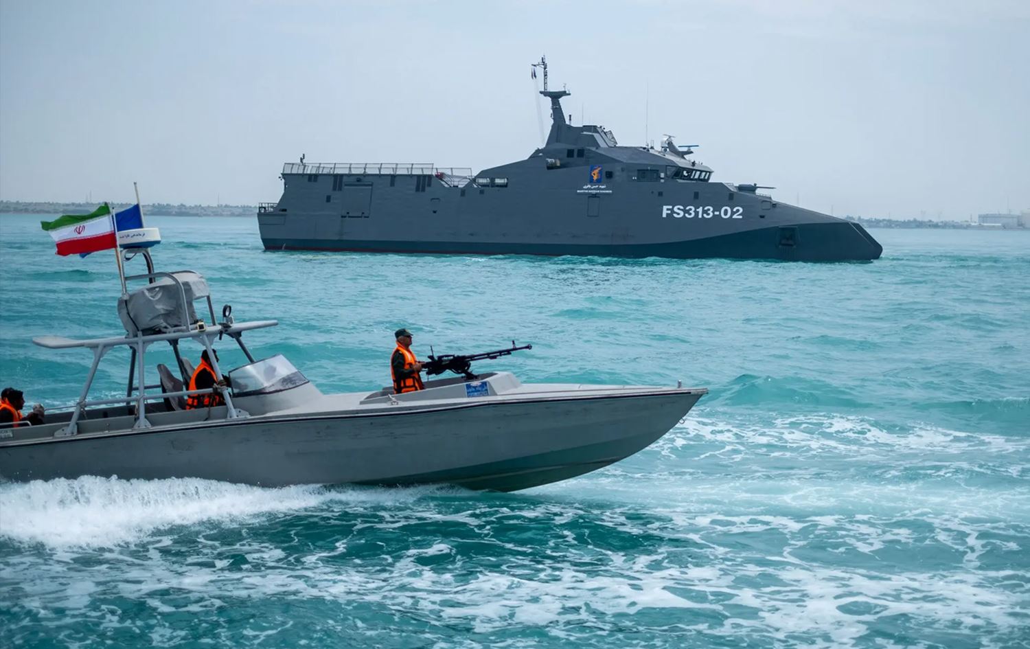 بەلەمێکی جەنگیی ئێرانی. وێنە: Getty Images