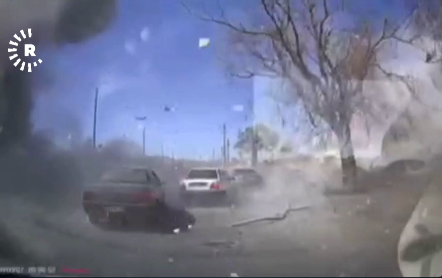 دیمەنێکی ساتی بۆردوومانەکە