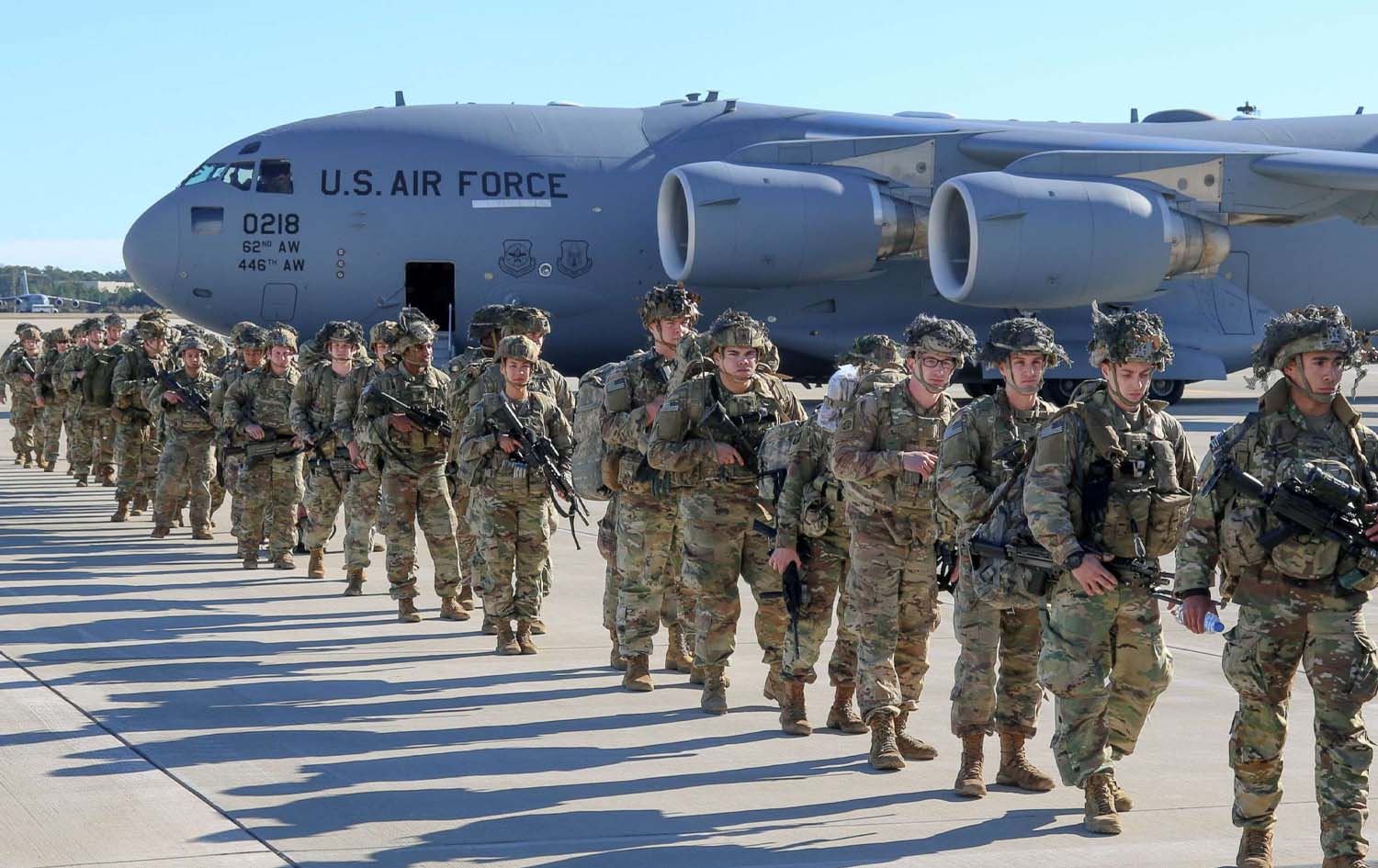 ژمارەیەک سەربازی ئەمریکی. وێنەکە بۆ روونکردنەوەی هەواڵەکەیە: ئەرشیڤ