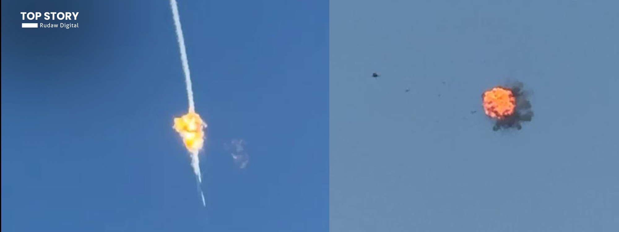 ژمارەیەک درۆن لە ئاسمانی هەولێر تێکشکێندران