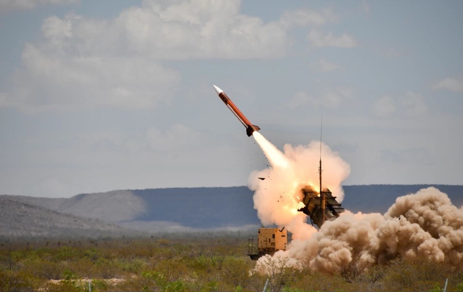 هەڵدانی مووشەکێک لەلایەن سیستمێکی پەتریۆتەوە. وێنە: ئەرشیڤ