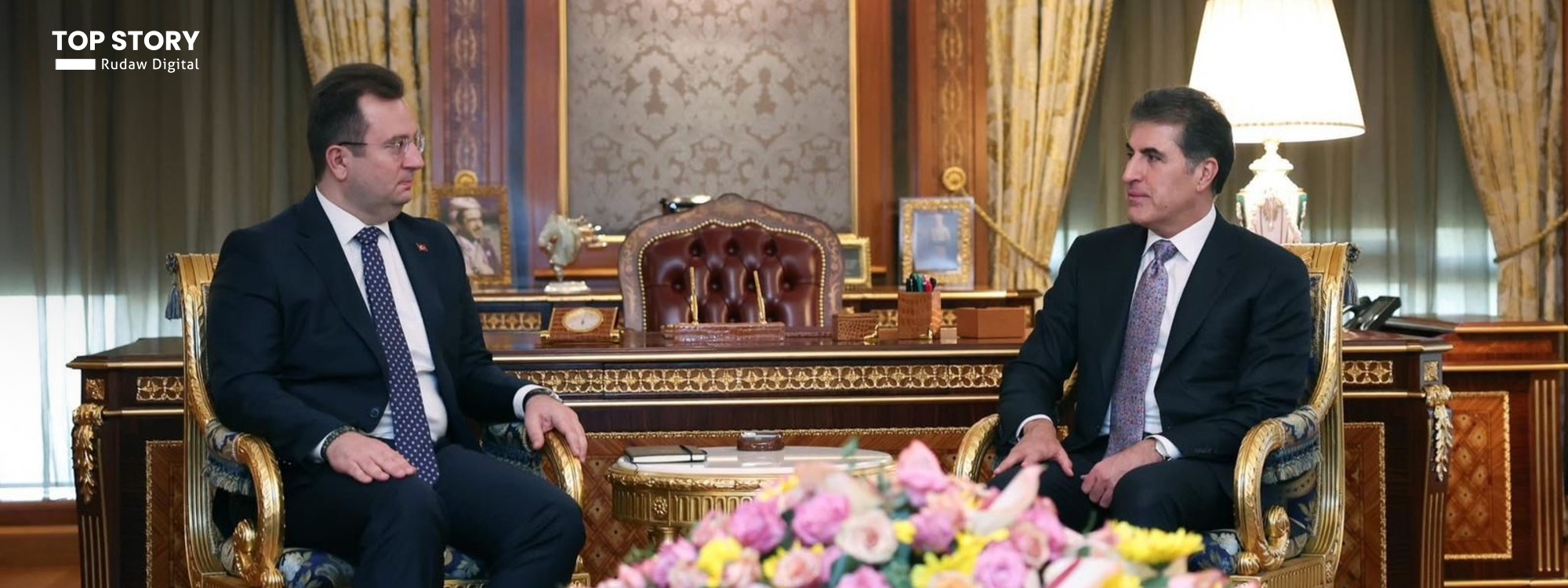 نيجيرفان بارزاني والقنصل التركي يؤكدان أهمية تعزيز المساعي الدبلوماسية لمنع اتساع رقعة الحرب