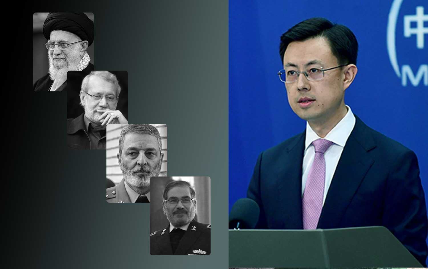 Serkirdeyên Îranê yên kuştî û Lin Jian / Wêne: Rûdaw Grafîk