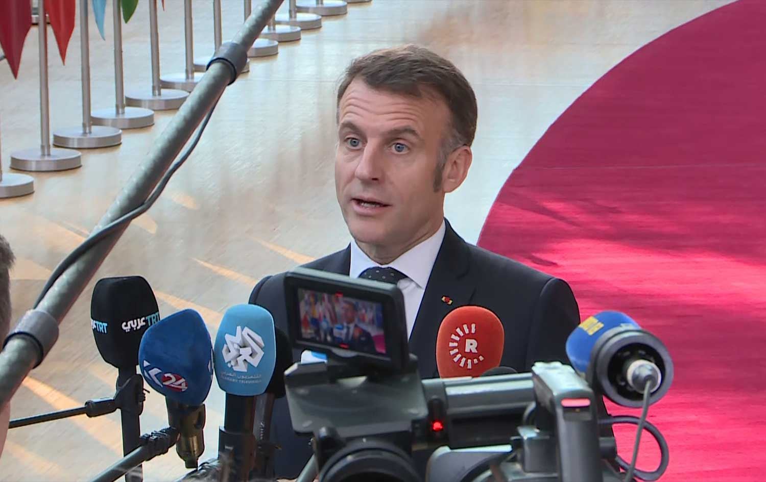 Macron calls for Iraq to stay out of regional conflict, stresses sovereignty