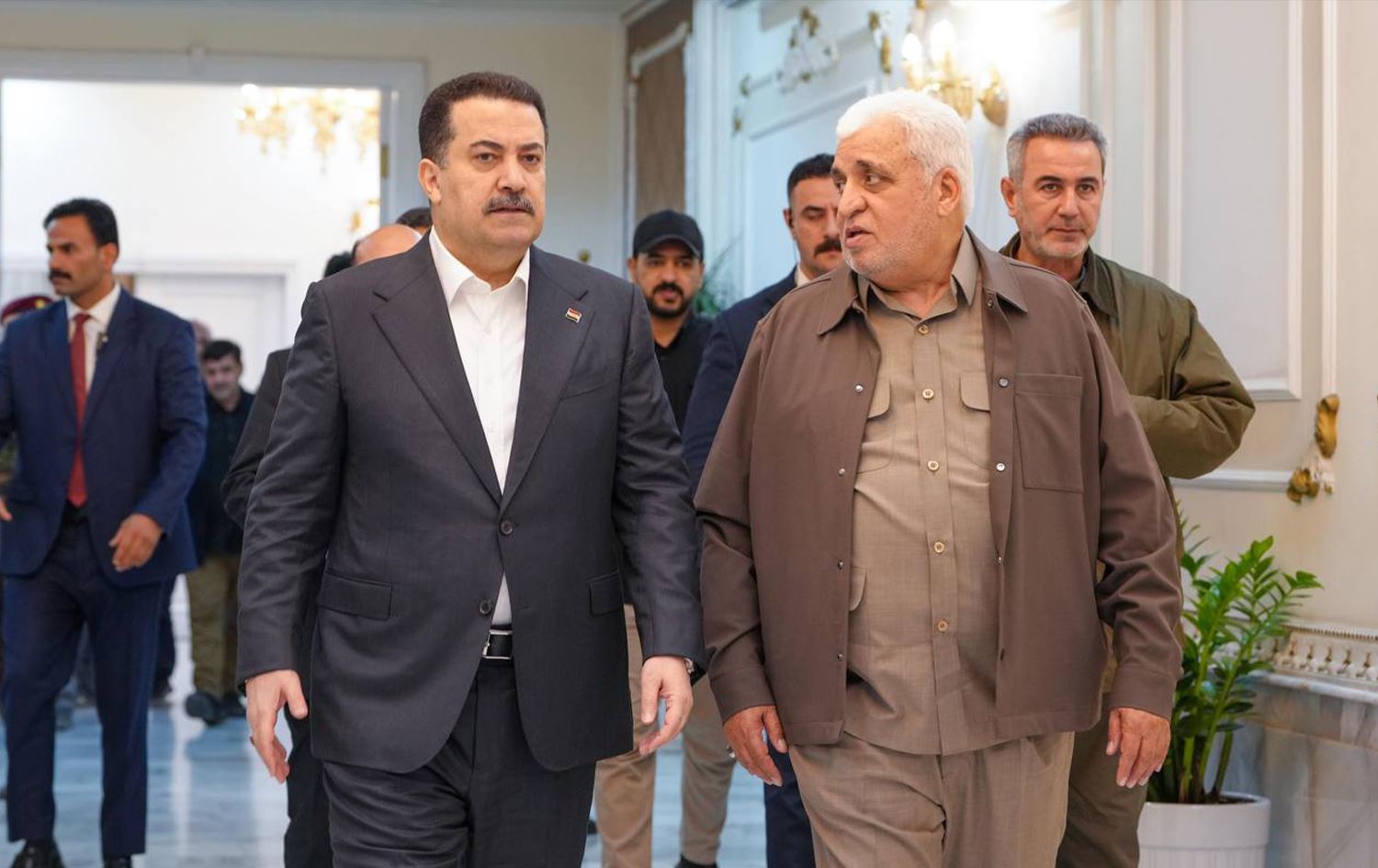 محمدشياع السوداني وفالح الفياض