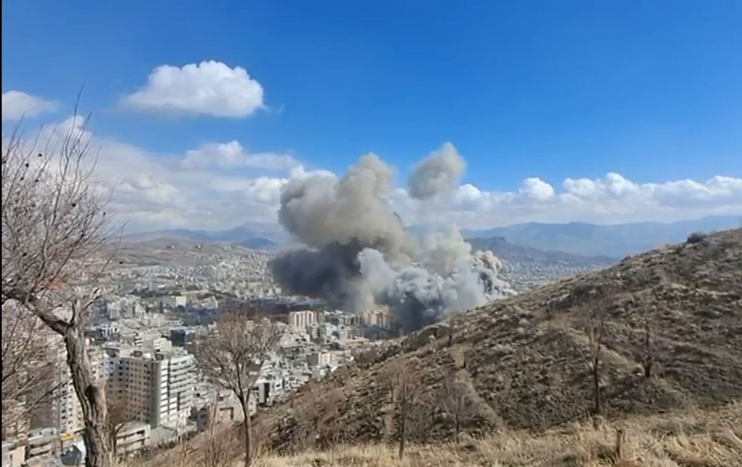 دیمەنی بۆردوومانێک لە رۆژهەڵاتی کوردستان