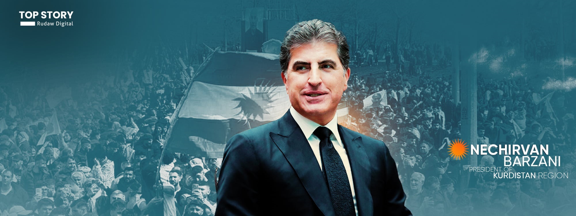 پەیامی نێچیرڤان بارزانی لە ئامەدەوە: ئاشتی تاکە رێگەیە کە داهاتوویەکی گەش بۆ نەوەکانمان مسۆگەر دەکات