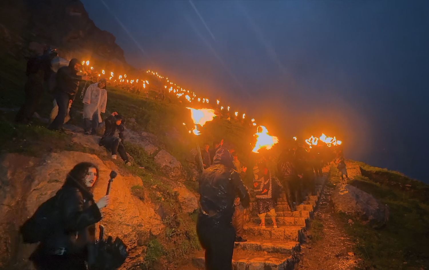 مشاعل نوروز (2026/2726) في جبل عقرة