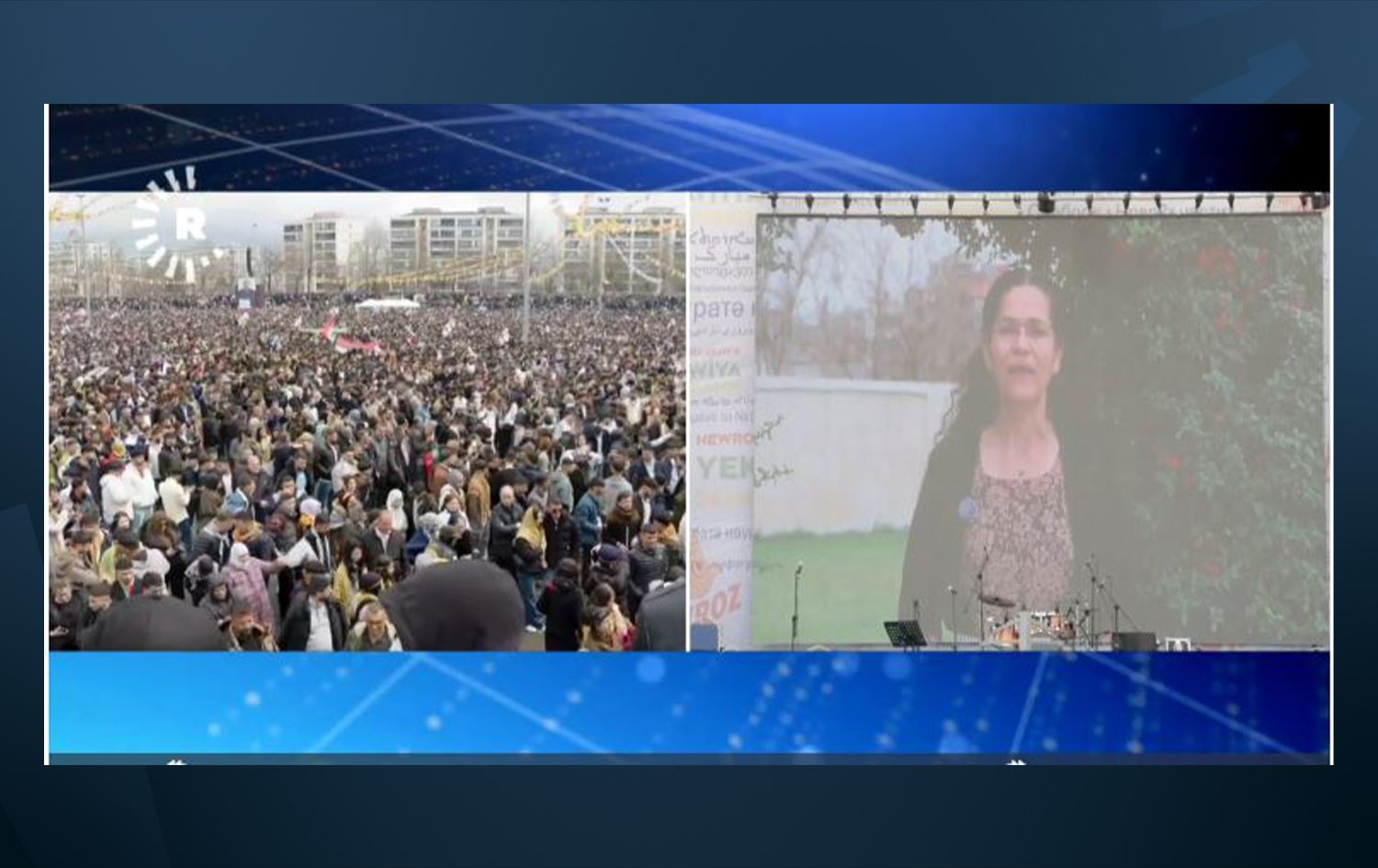 رسالة إلهام أحمد في نوروز ديار بكر (آمَد)