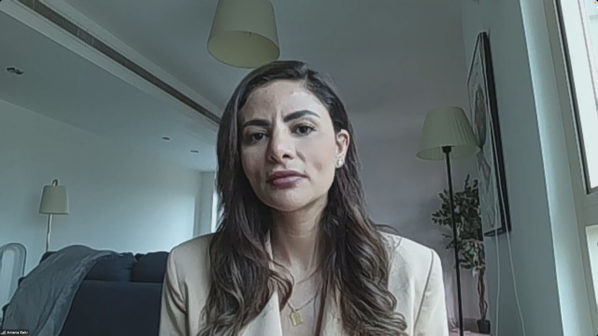 ئامینە باکر، سەرۆکی بەشی توێژینەوەی وزە لە رۆژهەڵاتی نێوەڕاست لە دامەزراوەی کپلەر