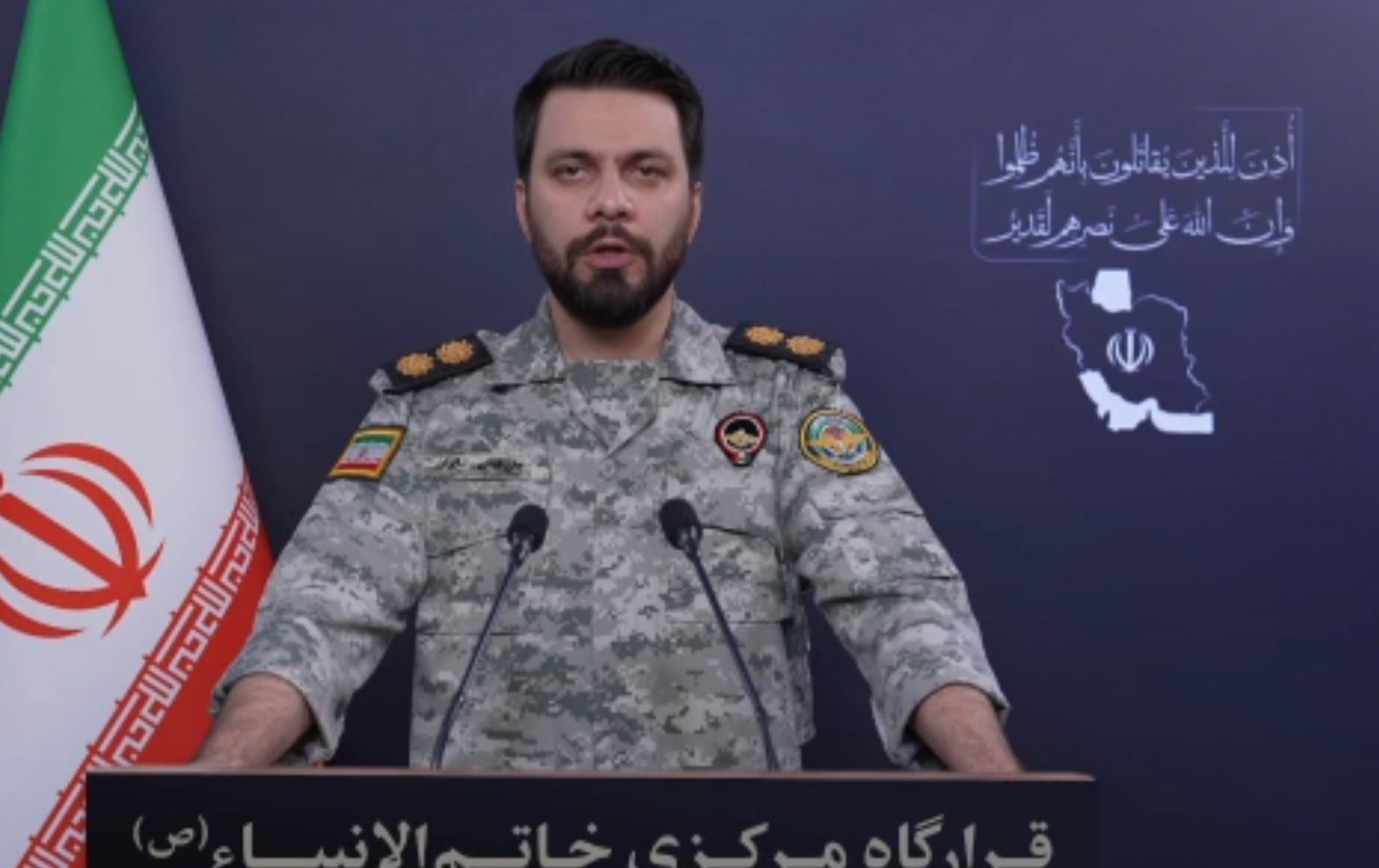 ئیبراهیم زولفەقاری، گوتەبێژی قەرارگەی خاتەمولئەنبیا