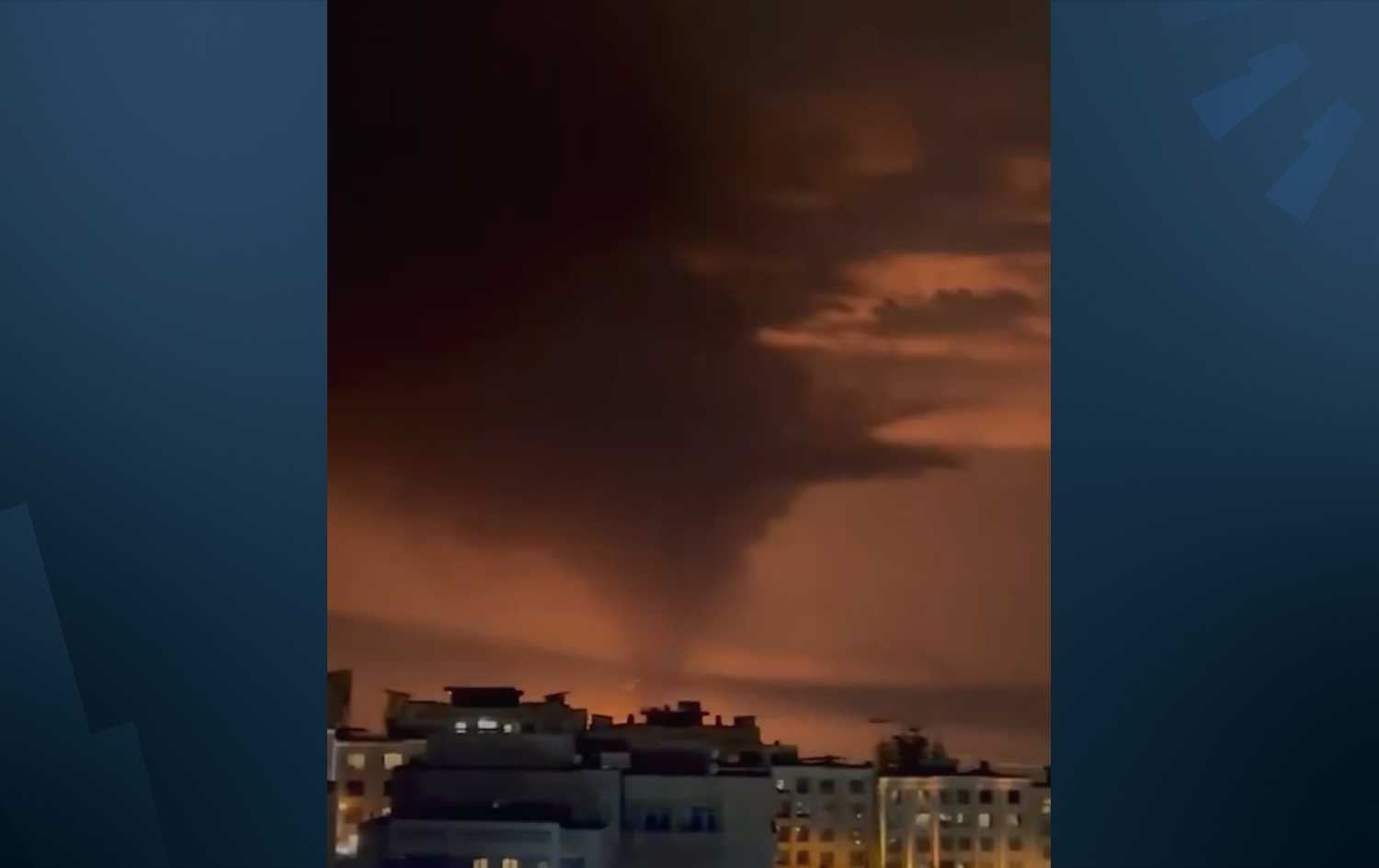 الغارات على طهران ليلة أمس