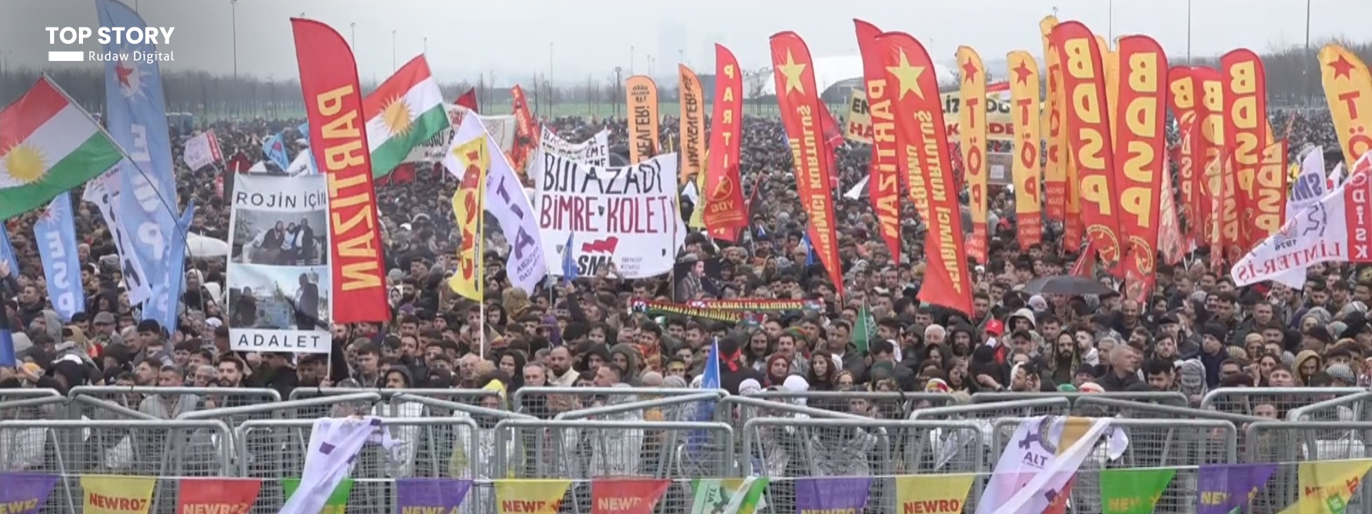 دەیان هەزار کورد لە نەورۆزی ئیستەنبووڵ: هیوامان ئاشتی و یەکدەنگییە