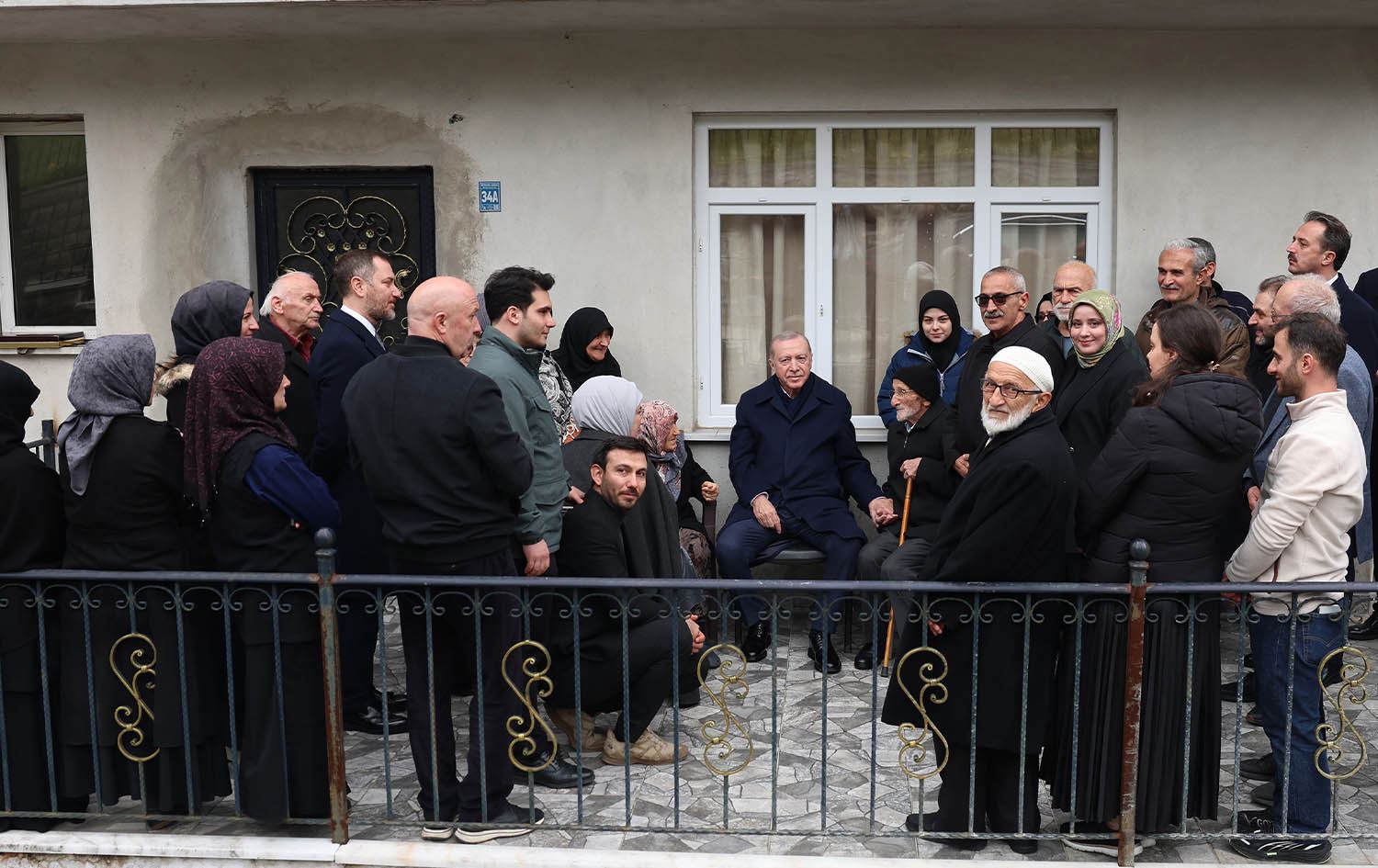 رەجەب تەیب ئەردۆغان، سەرۆککۆماری تورکیا لەگەڵ دراوسێکانی. وێنە: AA