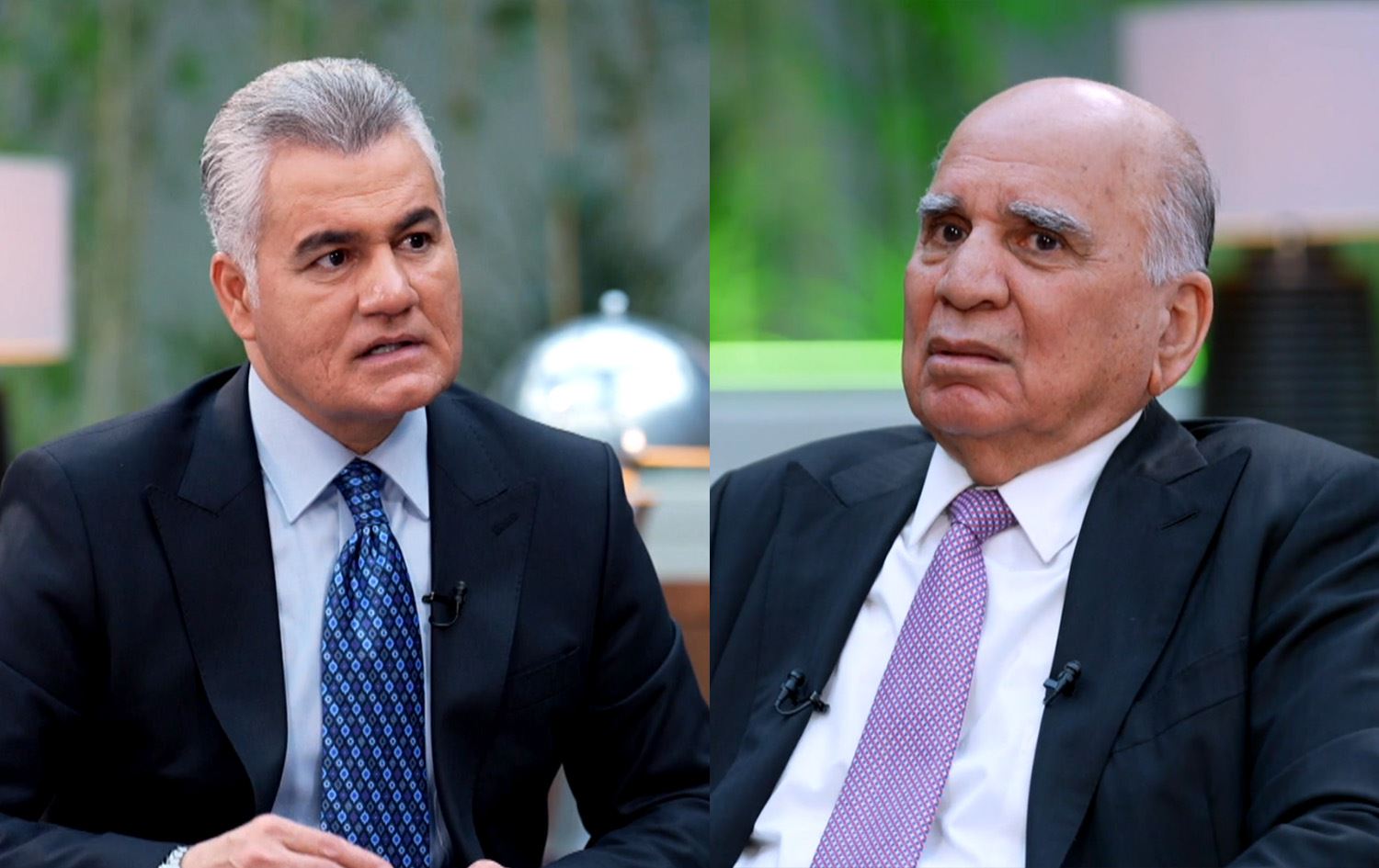 وزير الخارجية العراقي فؤاد حسين وسنكر عبد الرحمن  