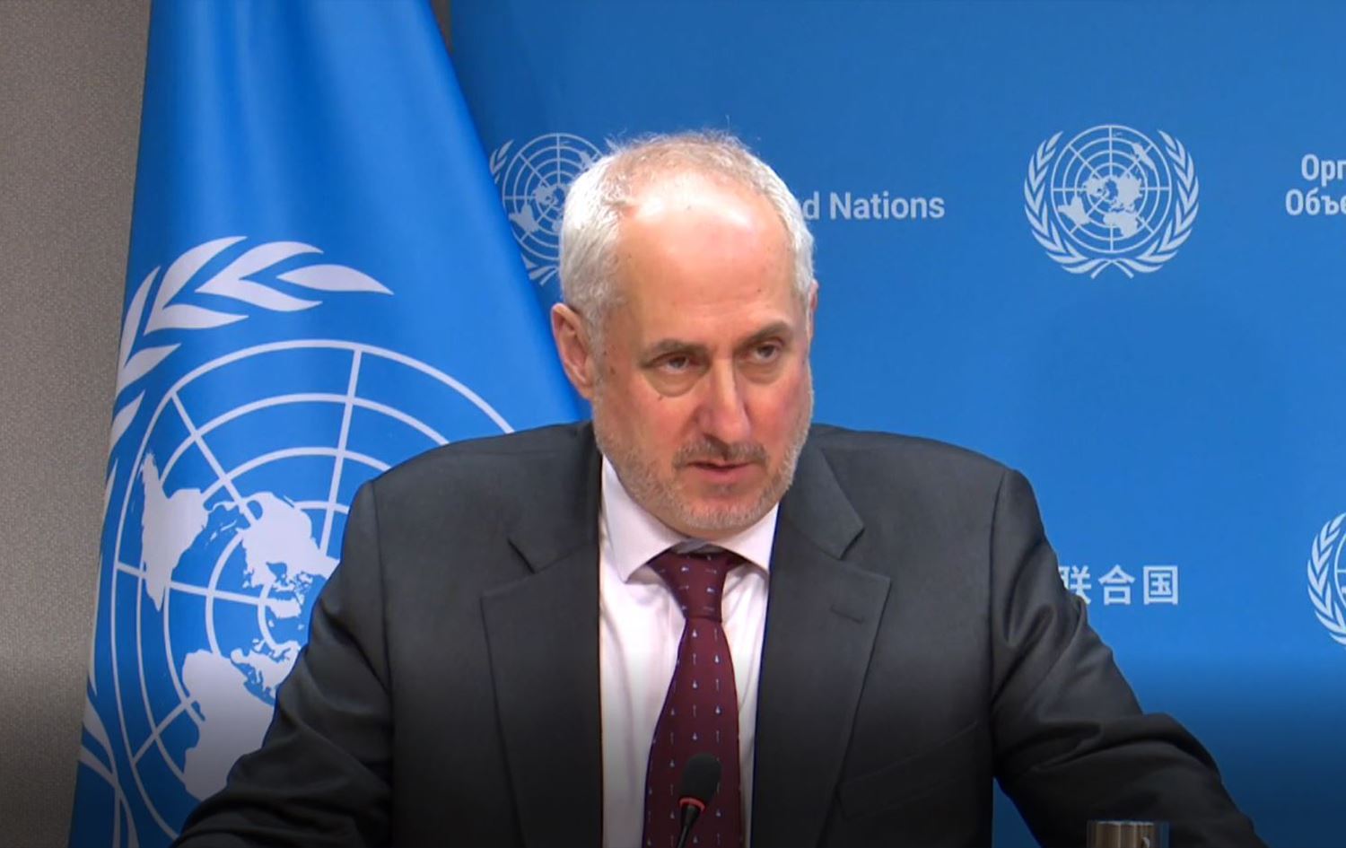 ستيفان دوجاريك، المتحدث باسم الأمم المتحدة