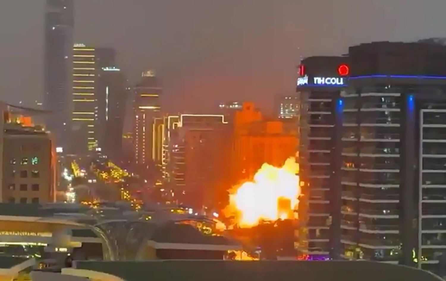 دیمەنی ساتی هێرشێک بۆسەر دووبەی