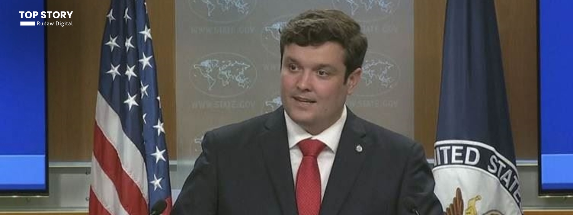 وەزارەتی دەرەوەی ئەمریکا بۆ رووداو: بە تووندی سەرکۆنەی هێرشەکەی سەر نزیک شاری هەولێر دەکەین