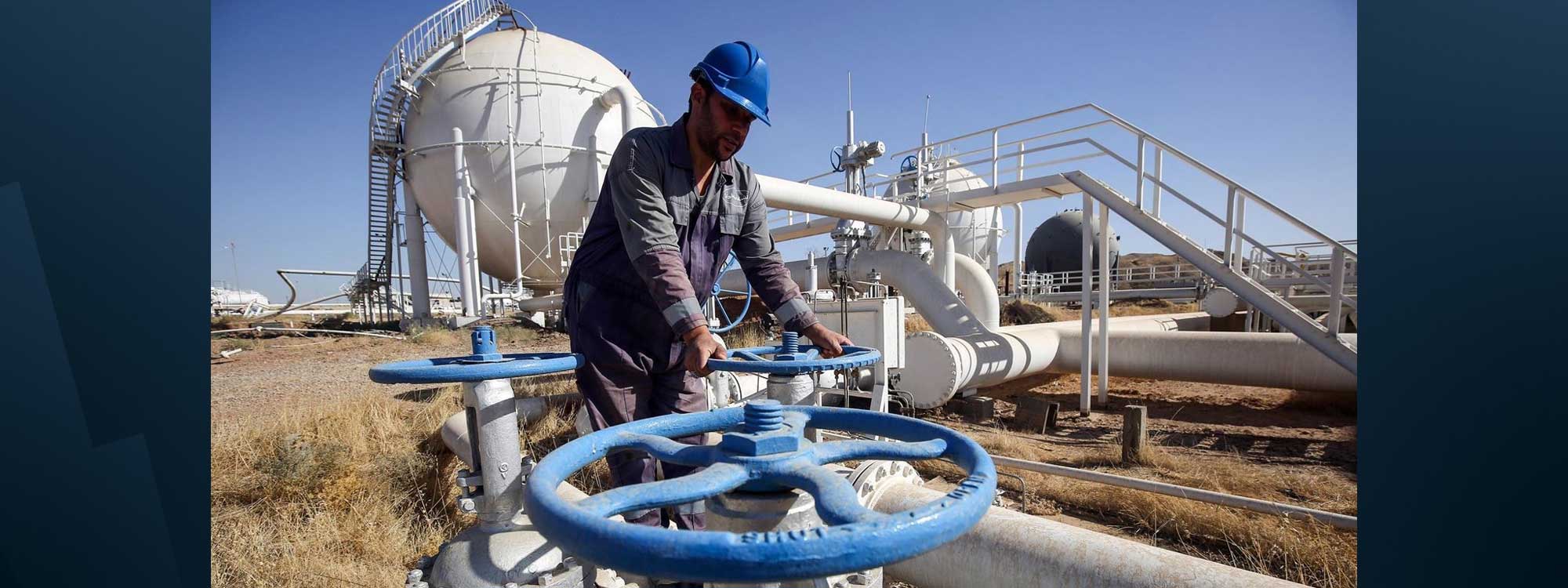 An oilfield in Kirkuk. File photo: AFP