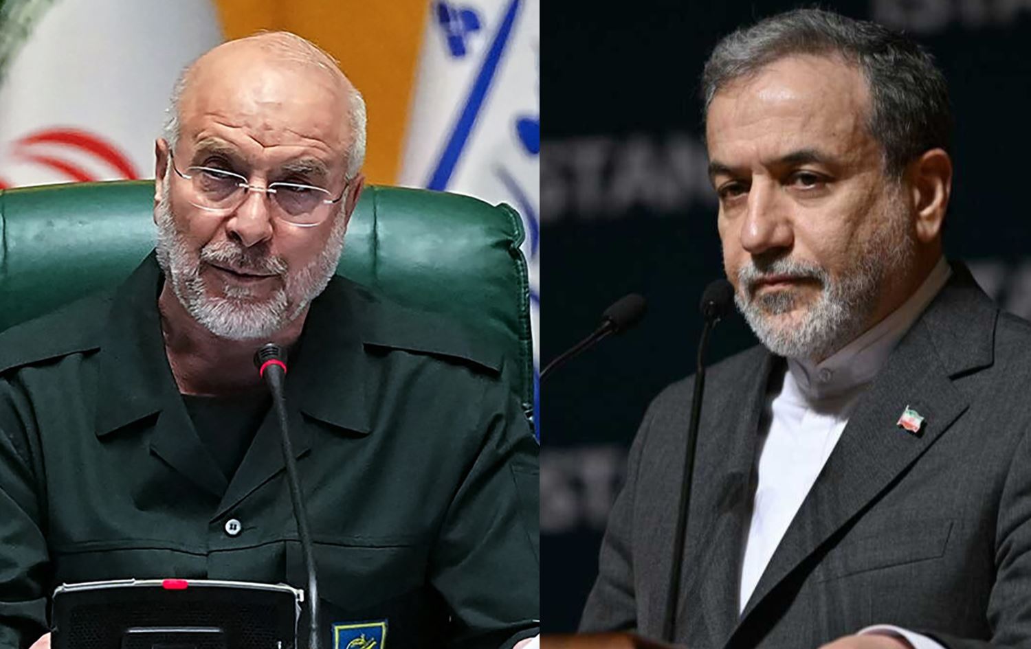 Foto: İran Meclis Başkanı Muhammed Bakır Kalibaf ve Dışişleri Bakanı Abbas Erakçi’ye