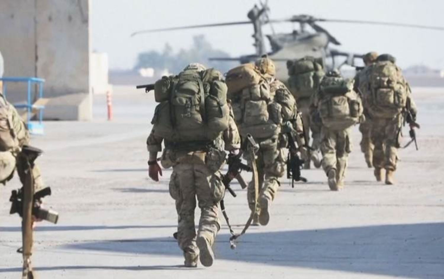 ژمارەیەک لە هێزەکانی هاوپەیمانان لە بەغدا