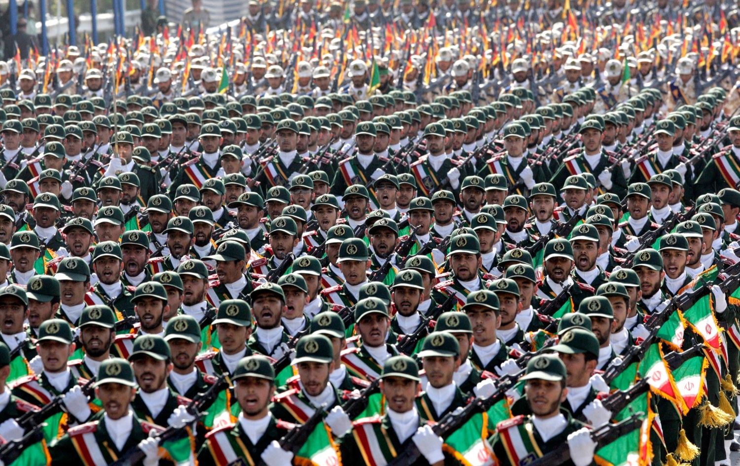 ژمارەیەک سەربازی سوپای پاسدارانی ئێران