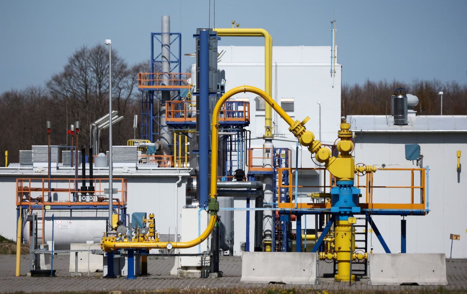 کێڵگەیەکی گاز لە پۆڵەندا