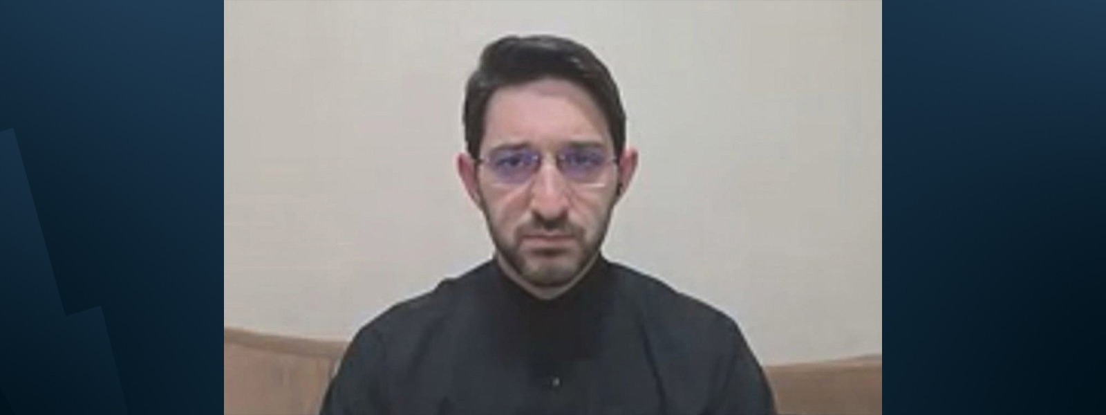 Hamid Reza Gholamzadeh, head of the Tehran-based Iran Diplomatic House, speaks to Rudaw on March 26, 2026. Photo: Rudaw/Screengrab