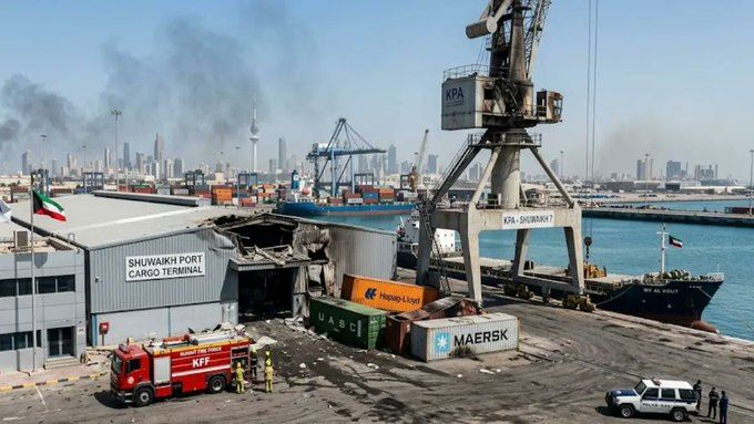 هێرشکرایە سەر دوو بەندەری ستراتیژیی کوێت؛ مەترسی لەسەر "شادەماری ئابووریی" دروستبووە