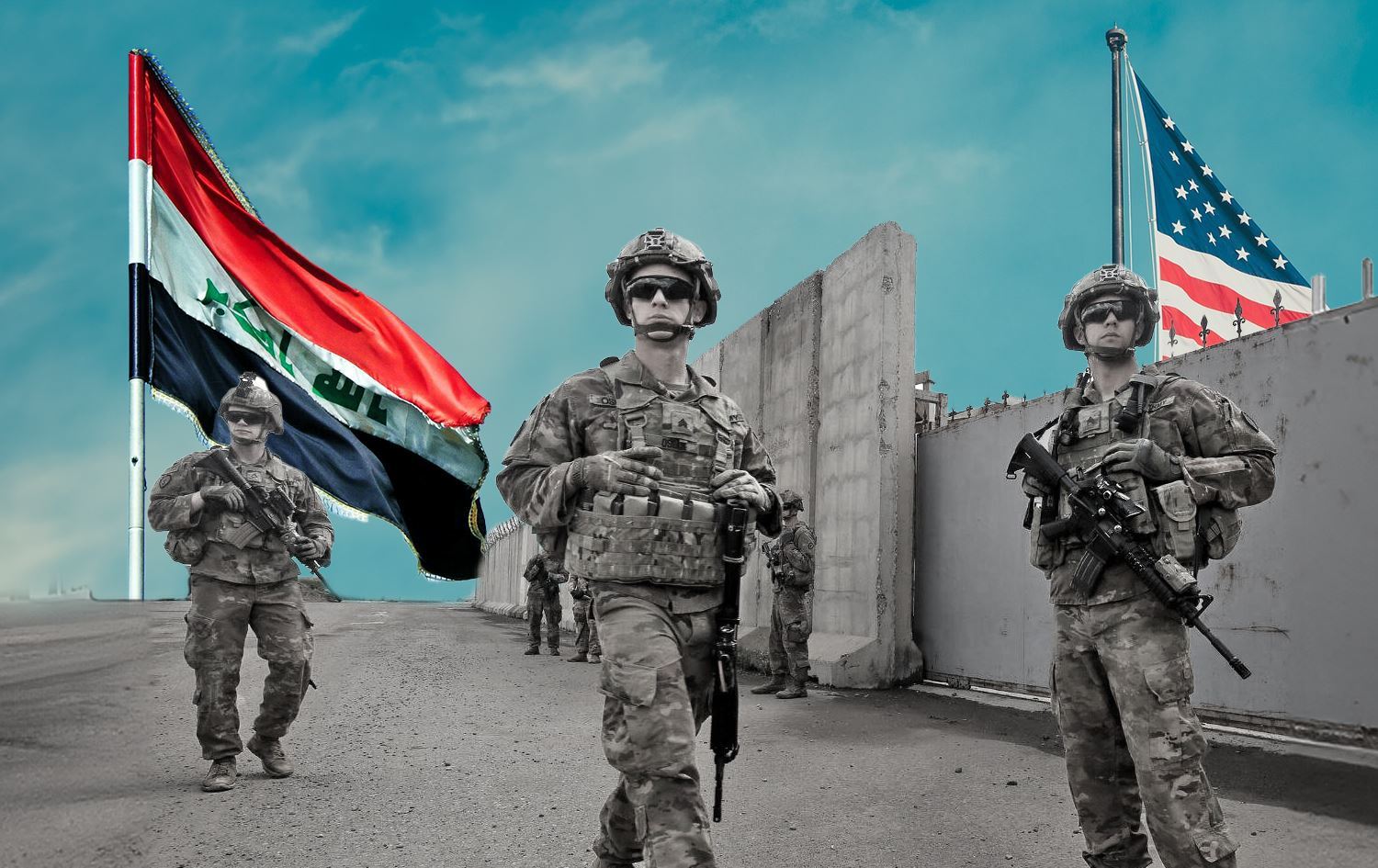 تعاون امني عراقي - أميركي \ صورة تعبيرية