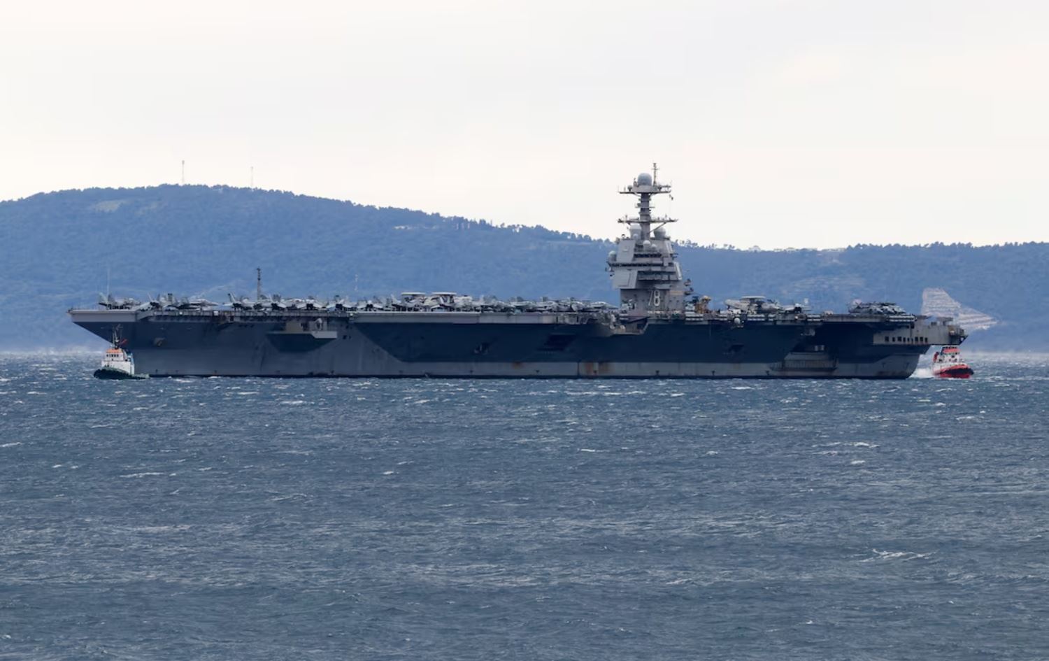 کەشتیی فڕۆکەهەڵگری "جێراڵد فۆرد"ی ئەمریکی