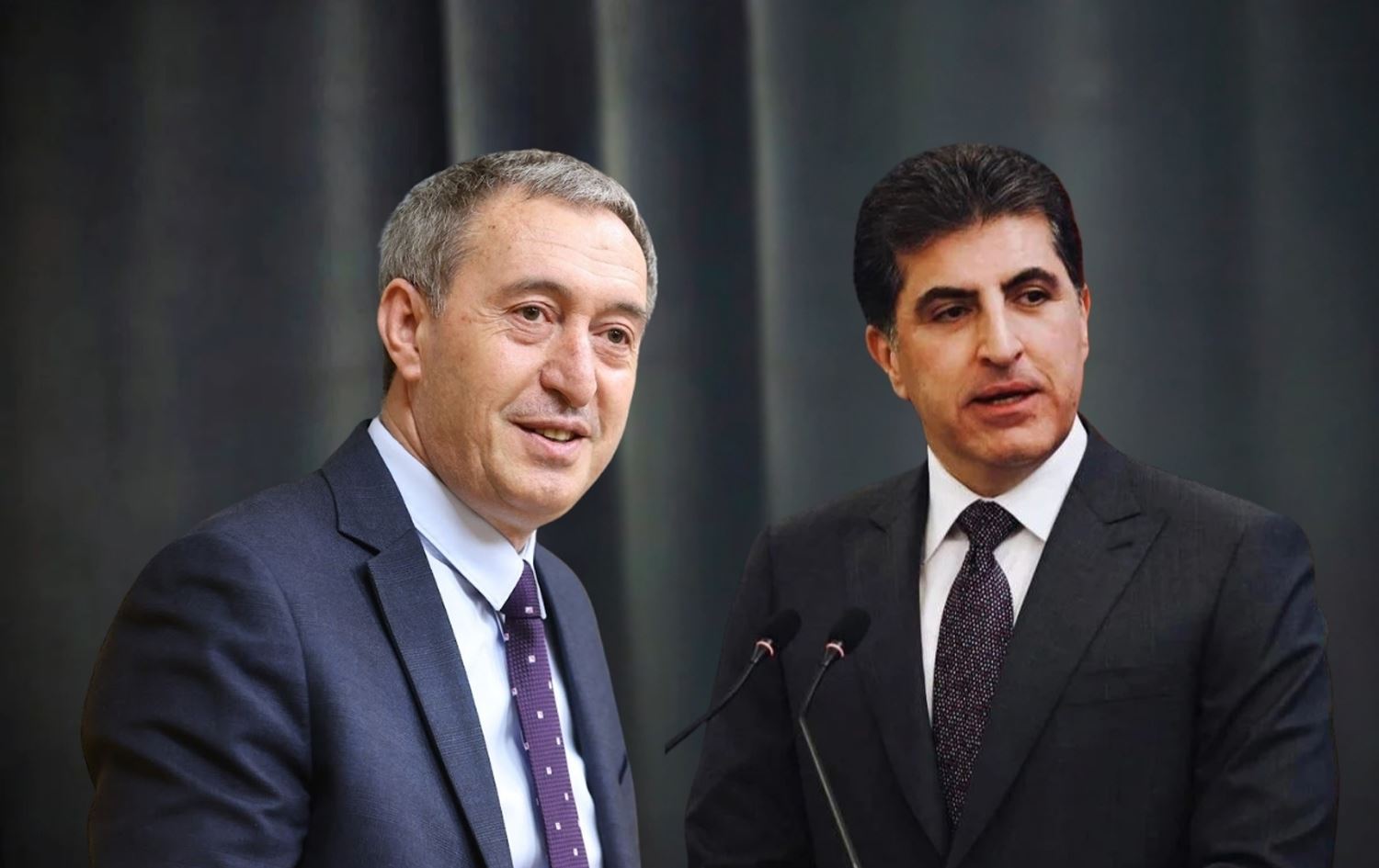 Tuncer Bakirhan û Nêçîrvan Barzanî\ Wêne: Arşîv